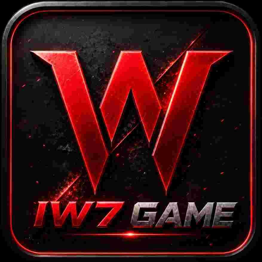 IW7 Game homepage interface on Android mobile with modern gaming platform design